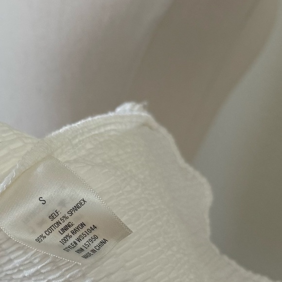 NWT White Bella Bow Back Ruffle Sleeve Mini Dress Women’s Size Small - Picture 14 of 14